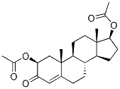 Androst-4-ene-2β,17β-diol-3-one Diacetate,21936-10-7,结构式