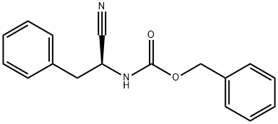 N-[(1S)-1-氰基-2-苯乙基]氨基甲酸苄酯,21947-21-7,结构式