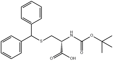 BOC-CYS(DPM)-OH Structure