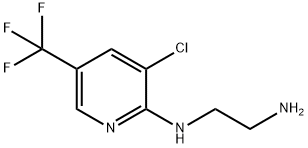 N〜1〜-[3-CHLORO-5-(TRIFLUOROMETHYL)-2-PYRIDINYL]-1,2-ETHANEDIAMINE 化学構造式