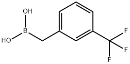 (3-(トリフルオロメチル)ベンジル)ボロン酸 化学構造式