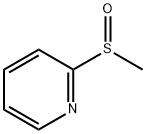 メチル(2-ピリジニル)スルホキシド 化学構造式
