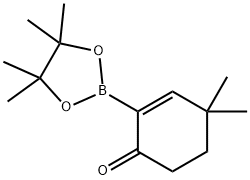 4,4-(2-二甲基环己烯酮)-2-硼酸频那醇酯, 219489-09-5, 结构式