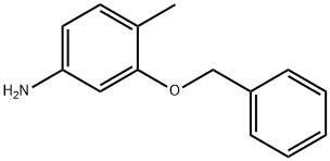 3-ベンジルオキシ-4-メチルアニリン 化学構造式