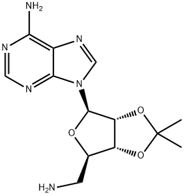 Adenosine, 5'-aMino-5'-deoxy-2',3'-O-(1-Methylethylidene)- Struktur