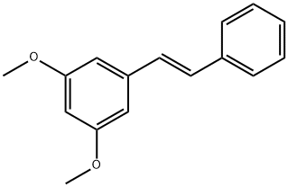 Trans-ピノシルビンジメチル エーテル 化学構造式