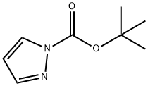 1H-吡唑-1-羧酸叔丁酯,219580-32-2,结构式