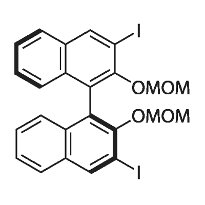 (1S)-3,3'-二碘-2,2'-双(甲氧甲氧基)-1,1'-双萘,219583-87-6,结构式