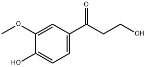 α,4'-Dihydroxy-3'-methoxypropiophenone Struktur