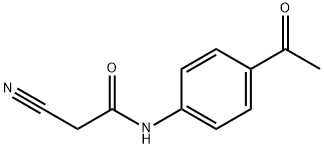 N-(4-acetylphenyl)-2-cyanoacetamide Structure