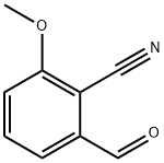 2-甲酰基-6-甲氧基苄腈 结构式