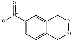 3,4-Dihydro-7-nitro-1H-2,3-benzoxazine 结构式