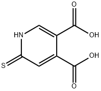 6-MERCAPTOPYRIDINE-3,4-DICARBOXYLIC ACID Struktur
