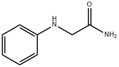 2-(フェニルアミノ)アセトアミド 化学構造式