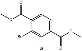 2,3-ジブロモテレフタル酸ジメチル 化学構造式