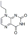 8-Propyl-2,4(3H,8H)-pteridinedione Struktur
