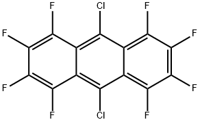 9,10-Dichlorooctafluoroanthracene Struktur