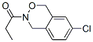 7-Chloro-3,4-dihydro-3-propionyl-1H-2,3-benzoxazine 结构式
