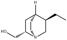 (2S,4S,5R)-5-乙基-2-奎宁环基甲醇, 219794-79-3, 结构式