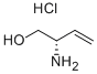 (S)-2-AMINO-BUT-3-EN-1-OL HYDROCHLORIDE
 Struktur