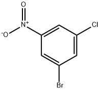 1-ブロモ-3-クロロ-5-ニトロベンゼン 化学構造式