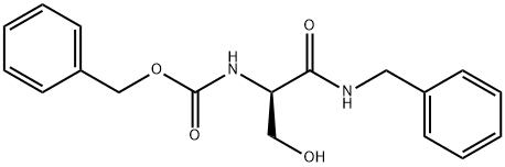 (R)-N-苄基-2-(苄氧羰基氨基)-3-羟基丙酰胺, 219835-31-1, 结构式