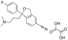 (S)-シタロプラムしゅう酸塩 化学構造式
