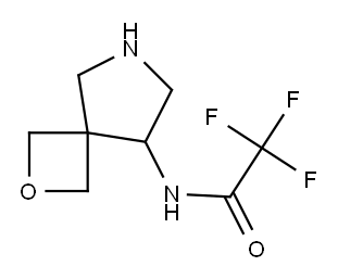 AcetaMide, 2,2,2-trifluoro-N-2-oxa-6-azaspiro[3.4]oct-8-yl- 结构式
