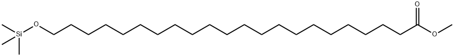 22-(Trimethylsiloxy)docosanoic acid methyl ester 结构式
