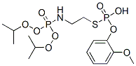 N-dipropan-2-yloxyphosphoryl-2-(methoxy-phenyl-phosphoryl)sulfanyl-eth anamine Structure