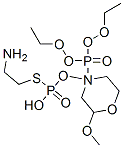 N-diethoxyphosphoryl-2-(methoxy-morpholin-4-yl-phosphoryl)sulfanyl-eth anamine Struktur