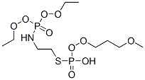 N-diethoxyphosphoryl-2-(methoxy-propoxy-phosphoryl)sulfanyl-ethanamine|
