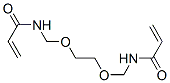 N,N'-[ethylenebis(oxymethylene)]bis(acrylamide) Structure