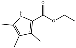 ETHYL 3,4,5-TRIMETHYLPYRROLE-2-CARBOXYLATE Structure