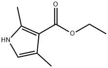 Ethyl 2,4-dimethyl-1H-pyrrole-3-carboxylate Struktur