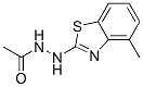 Acetic acid, 2-(4-methyl-2-benzothiazolyl)hydrazide (9CI),219904-17-3,结构式
