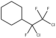 (1,2-ジクロロトリフルオロエチル)シクロヘキサン 化学構造式