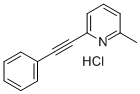 2-甲基-6-(苯基乙炔基)吡啶盐酸盐,219911-35-0,结构式