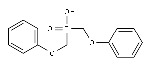 Phosphinic acid, di(phenoxymethyl)- Structure