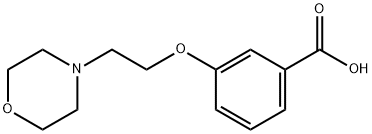 3-(2-MORPHOLIN-4-YL-ETHOXY)-BENZOIC ACID Structure