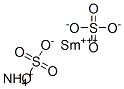 AMMONIUM SAMARIUM(3+) DISULPHATE 结构式
