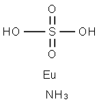 ammonium europium(3+) disulphate Structure