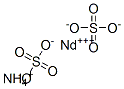 ammonium neodymium(3+) disulphate Structure