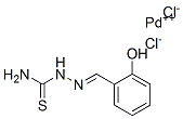 サリチルアルデヒドチオセミカルバゾン塩化パラジウム(II) 化学構造式