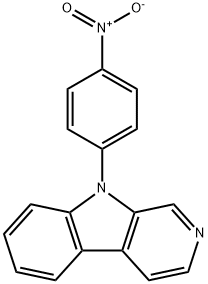 9-(4Nitrophenyl)-9H-pyrido[3,4-b]indole Structure