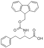 (S)-N-芴甲氧羰基-3-氨基-5-苯基戊酸, 219967-74-5, 结构式