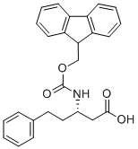 FMOC-(S)-3-AMINO-5-PHENYLPENTANOIC ACID Struktur