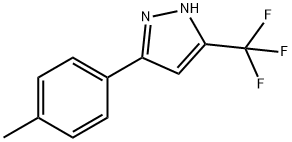 3-トリフルオロメチル-5-(P-トリル)-1H-ピラゾール 化学構造式