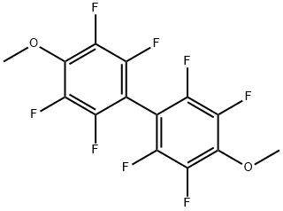 4,4'-ジメトキシオクタフルオロビフェニル 化学構造式