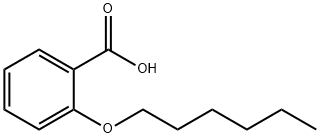 2-n-Hexyloxybenzoic acid Structure